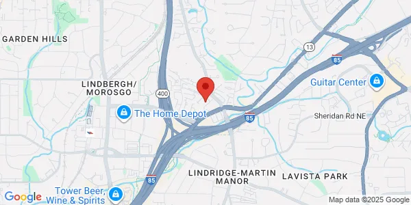 Map of 32 Lenox Pointe NE Atlanta, GA 30324