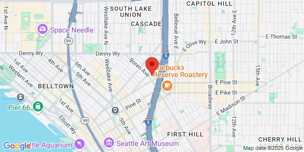 Map of 1100 Olive Way Ste 100 Seattle, WA 98101