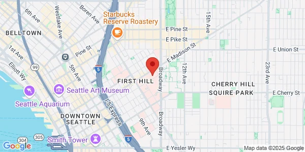 Map of 1229 Madison St Ste 1150 Seattle, WA 98104