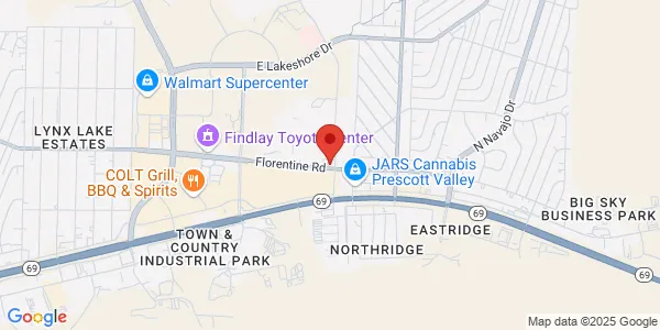 Map of 7900 E Florentine Rd Prescott Valley, AZ 86314