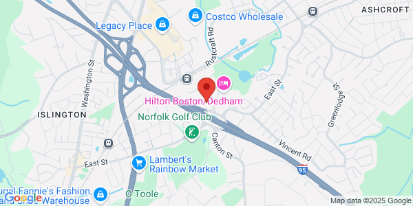Map of 40 Allied Dr Dedham, MA 02026