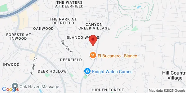 Map of 16607 Blanco Rd Bldg 8, Ste 101 San Antonio, TX 78232