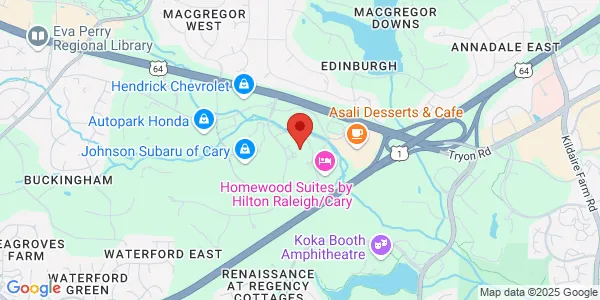 Map of 209 Gregson Dr Cary, NC 27511