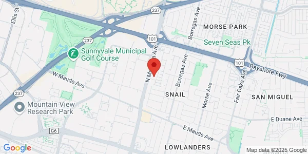 Map of 725 San Aleso Ste 2 Sunnyvale, CA 94085