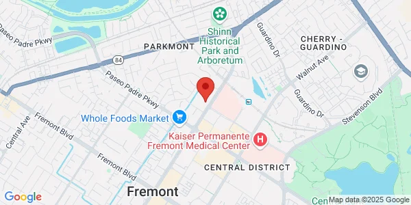 Map of 2191 Mowry Ave Ste 500-H Fremont, CA 94538