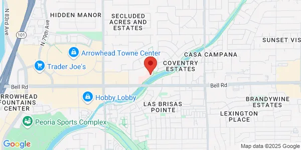 Map of 7200 W Bell Rd Glendale, AZ 85308