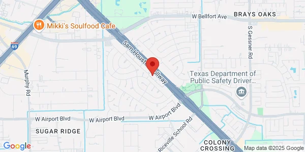 Map of 11375 S Sam Houston Pkwy W Ste 150 Houston, TX 77031