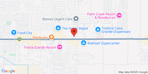 Map of 1664 E Florence Blvd Ste 18 Casa Grande, AZ 85122
