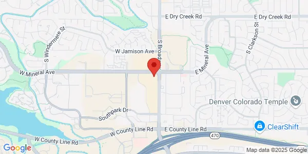 Map of 7903 S Broadway Rd Ste A Littleton, CO 80122