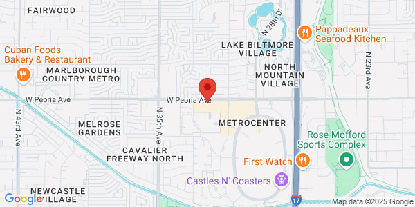 Map of 3201 W Peoria Ave Ste B402 Phoenix, AZ 85029