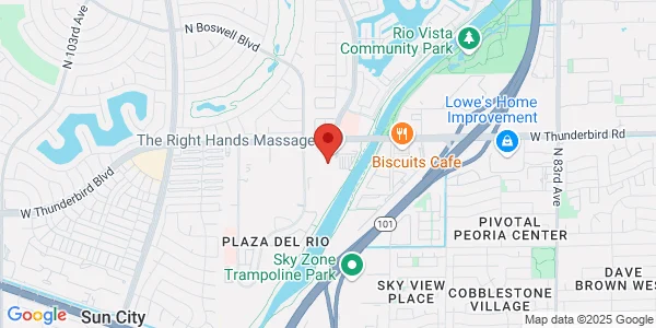Map of 9139 W Thunderbird Rd Ste 112 Peoria, AZ 85381