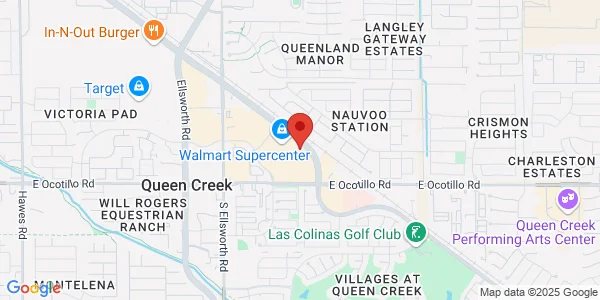 Map of 21115 E Rittenhouse Rd Queen Creek, AZ 85142