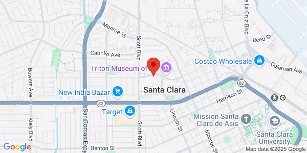 Map of 1825 Civic Ctr Ste 1 Santa Clara, CA 95050