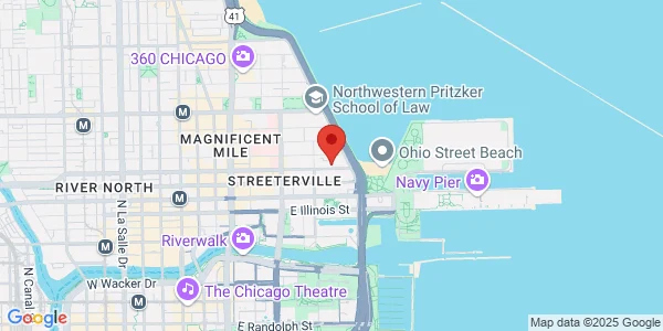 Map of 446 E Ontario St Ste 106 Chicago, IL 60611