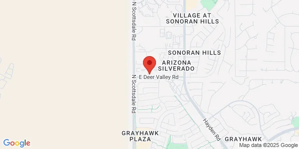 Map of 7304 E Deer Valley Rd Ste 105 Scottsdale, AZ 85255