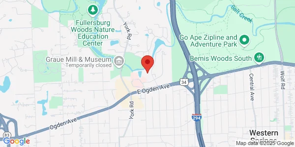 Map of 12 Salt Creek Ln Ste 300 Hinsdale, IL 60521