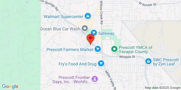 Map of 1129 W Iron Springs Rd Prescott, AZ 86305