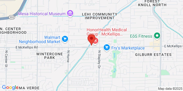 Map of 1052 E McKellips Rd Mesa, AZ 85203
