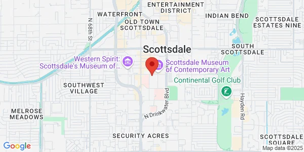 Map of 7301 E 2nd St Ste 112 Scottsdale, AZ 85251
