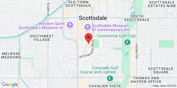 Map of 3501 N Scottsdale Rd Ste 130 Scottsdale, AZ 85251