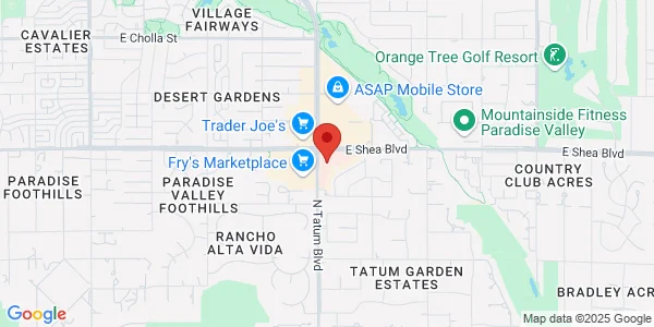 Map of 10575 N Tatum Blvd Ste C-128 Paradise Valley, AZ 85253