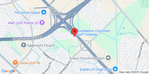 Map of 13850 Gulf Fwy Ste 109 Houston, TX 77034