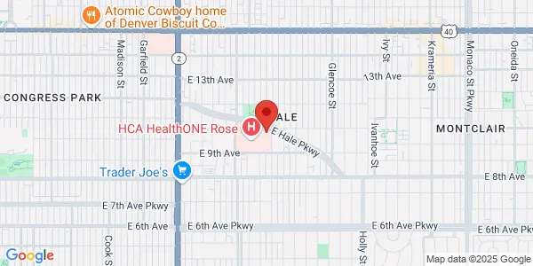 Map of 4700 E Hale Pkwy Ste 450 Denver, CO 80220