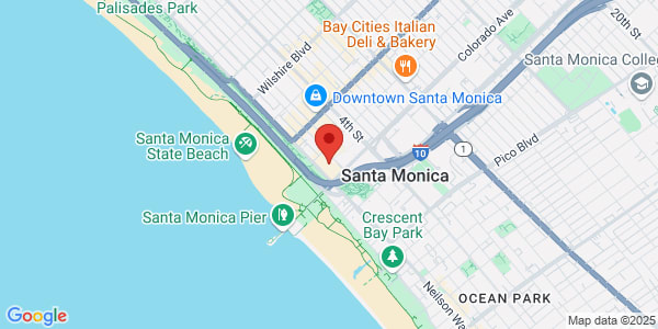 Map of 1243 7th St B Ste B Santa Monica, CA 90401