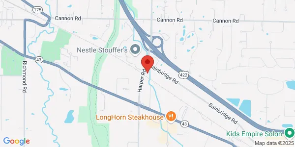 Map of 29800 Bainbridge Rd Solon, OH 44139