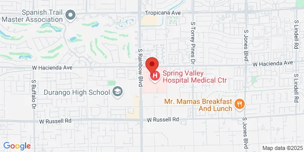Map of 5380 S Rainbow Blvd Las Vegas, NV 89118