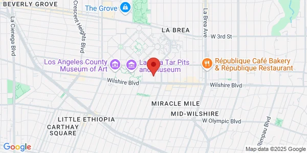 Map of 5757 Wilshire Blvd Ste  2 Los Angeles,, CA 90036
