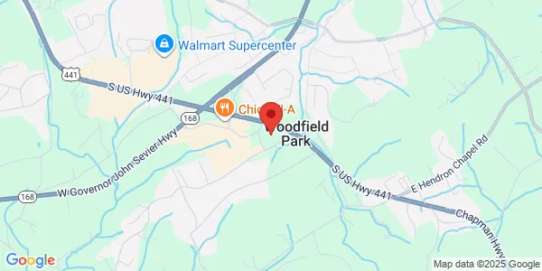 Map of 7625 Chapman Hwy Ste 103 Knoxville, TN 37920