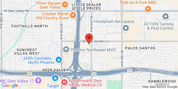 Map of 2323 W Rose Garden Ln Phoenix, AZ 85027