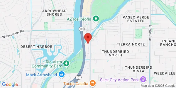 Map of 15000 N 83rd Ave Ste 100 Peoria, AZ 85381