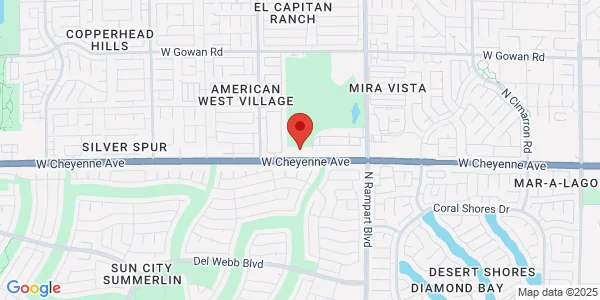 Map of 8670 W Cheyenne Ave Las Vegas, NV 89129