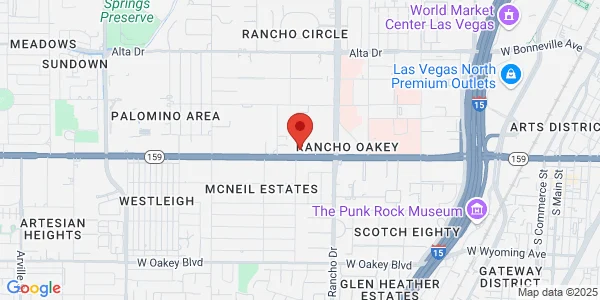 Map of 2450 W Charleston Blvd Las Vegas, NV 89102