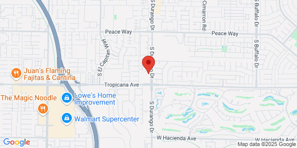 Map of 4835 S Durango Dr Las Vegas, NV 89147