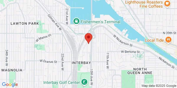 Map of 3450 16th Ave W Ste 303 Seattle, WA 98119