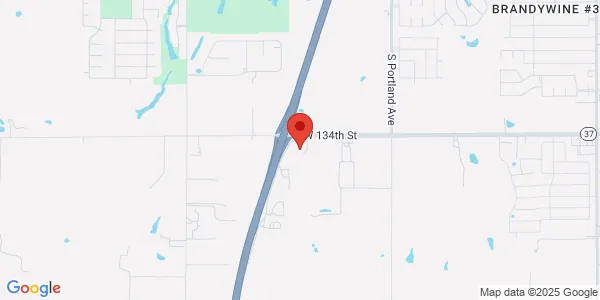 Map of 13500 S Tulsa Dr Oklahoma City, OK 73170
