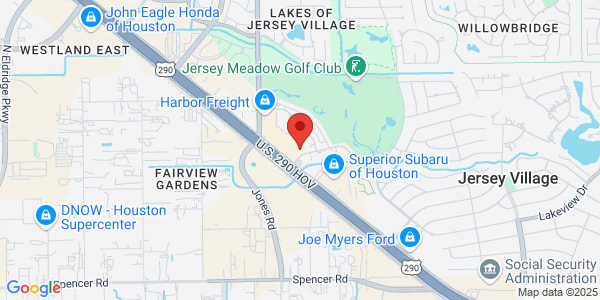 Map of 17376 Northwest Fwy Jersey Village, TX 77040