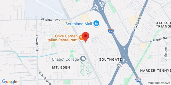 Map of 1090 La Playa Dr Hayward, CA 94545