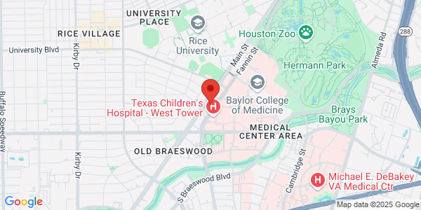 Map of 6624 Fannin St Houston, TX 77030