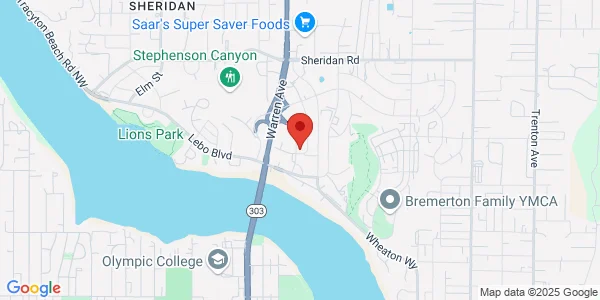 Map of 2700 Clare Ave Bremerton, WA 98310