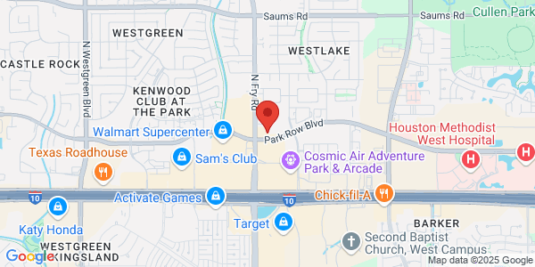 Map of 1718 N Fry Rd Ste 350 Houston, TX 77084