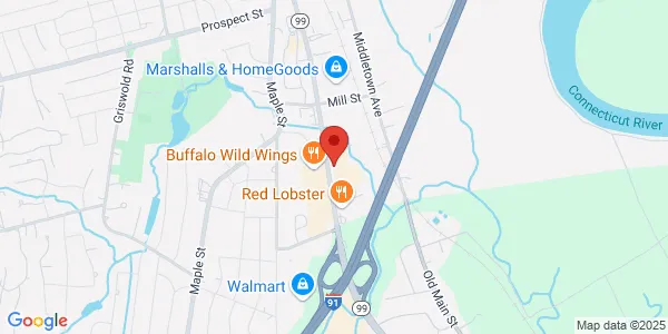 Map of 1260 Silas Deane Hwy Wethersfield, CT 06109