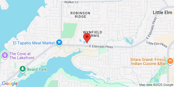 Map of 1395 E Eldorado Pkwy Ste 400 Little Elm, TX 75068