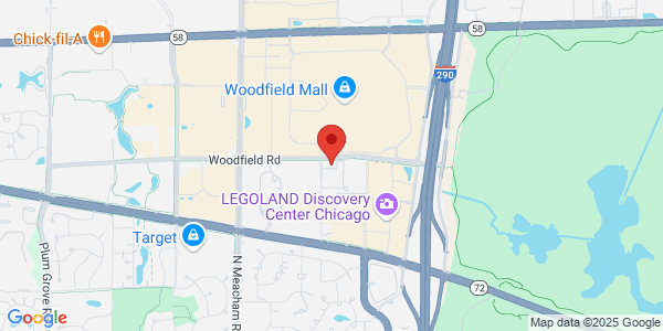 Map of 1701 E Woodfield Rd Ste 1110 Schaumburg, IL 60173