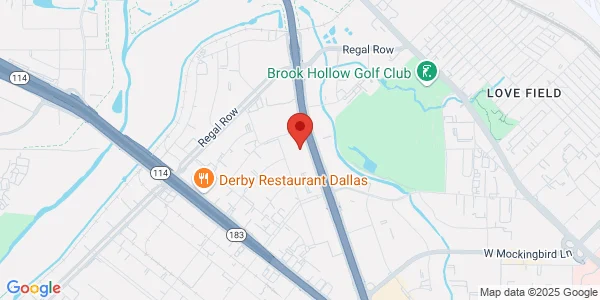 Map of 8585 N Stemmons Fwy Ste 144 M Dallas, TX 75247