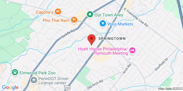 Map of 2701 Dekalb Pike Norristown, PA 19401