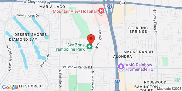 Map of 2670 Crimson Canyon Dr Ste 150 Las Vegas, NV 89128
